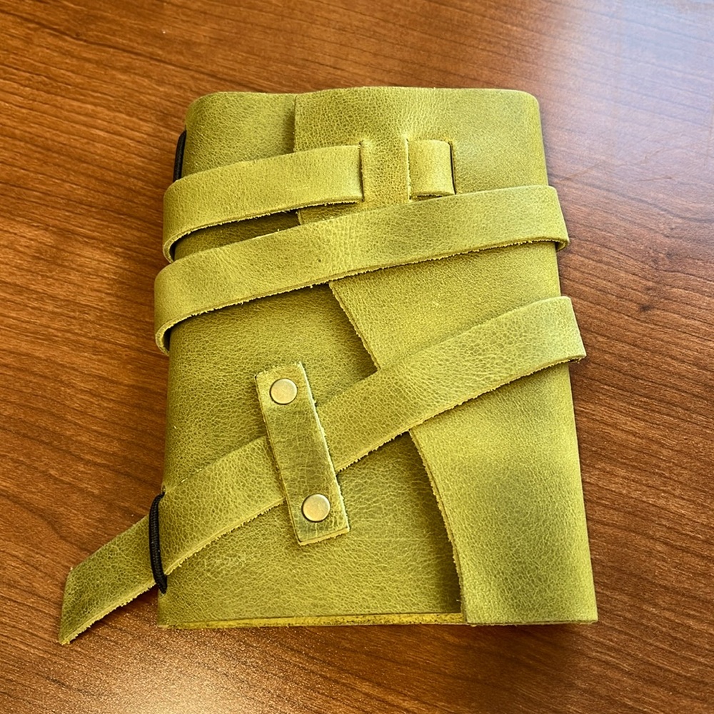 NEW Portland Leather Goods Anjou Small Wrap Journal